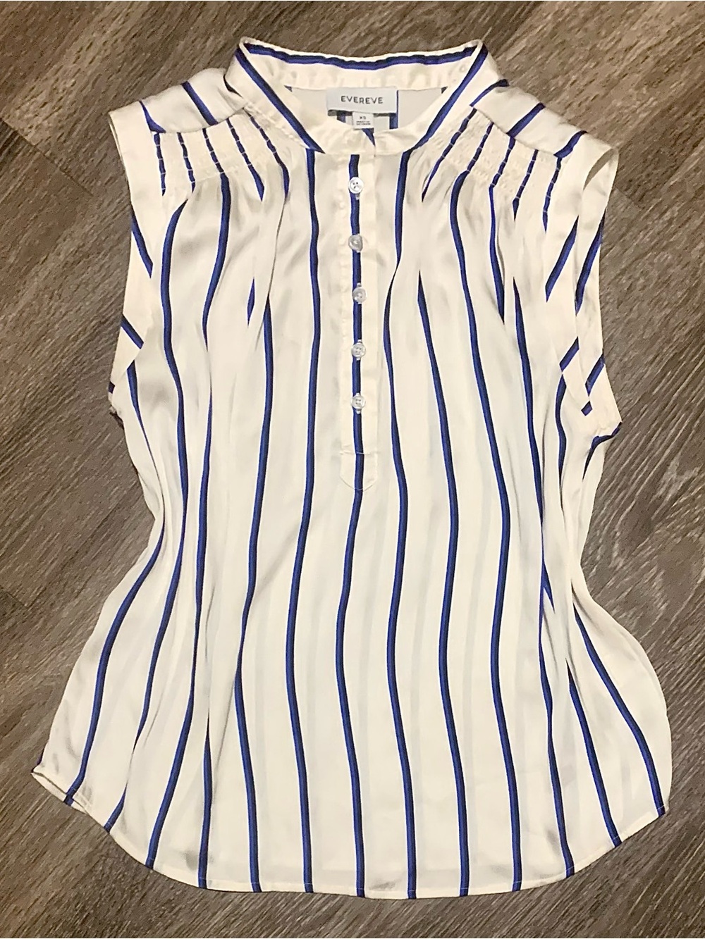 Evereve Striped Button Up Blouse